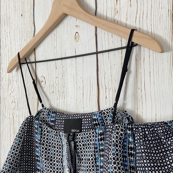 Greylin Keeley Printed Button Up Top - Picture 6 of 8